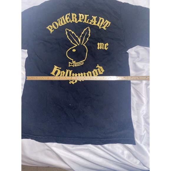 Vintage cycles Power plant California Pocket Graphic Print T-shirt Size Small - Picture 7 of 7